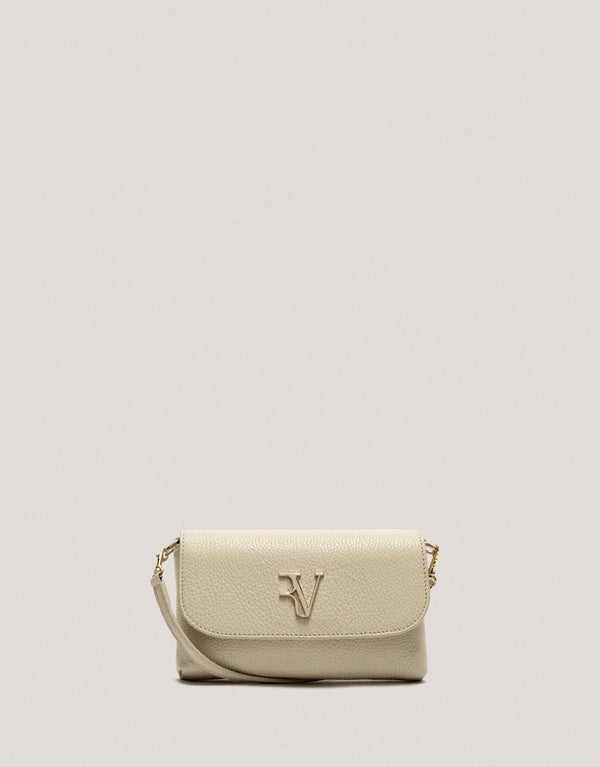Handbags | Beige leather Rita handbag by Spanish designer Roberto Verino