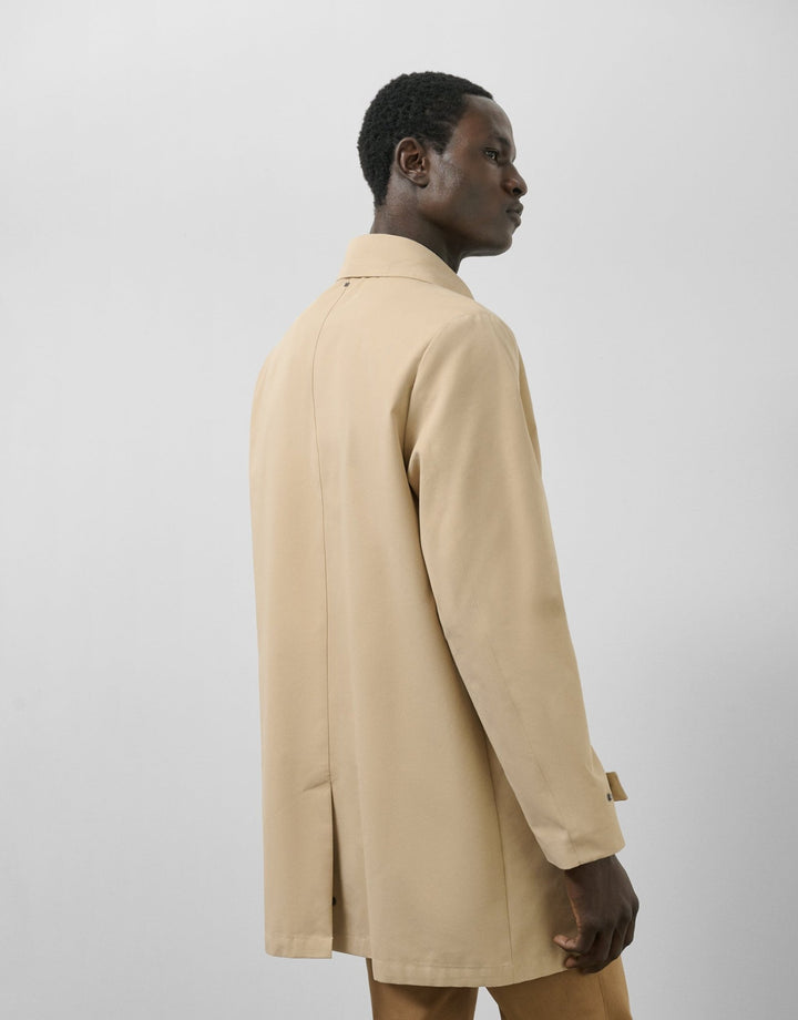 Outerwear | Beige technical cotton gabardine by Spanish designer Roberto Verino