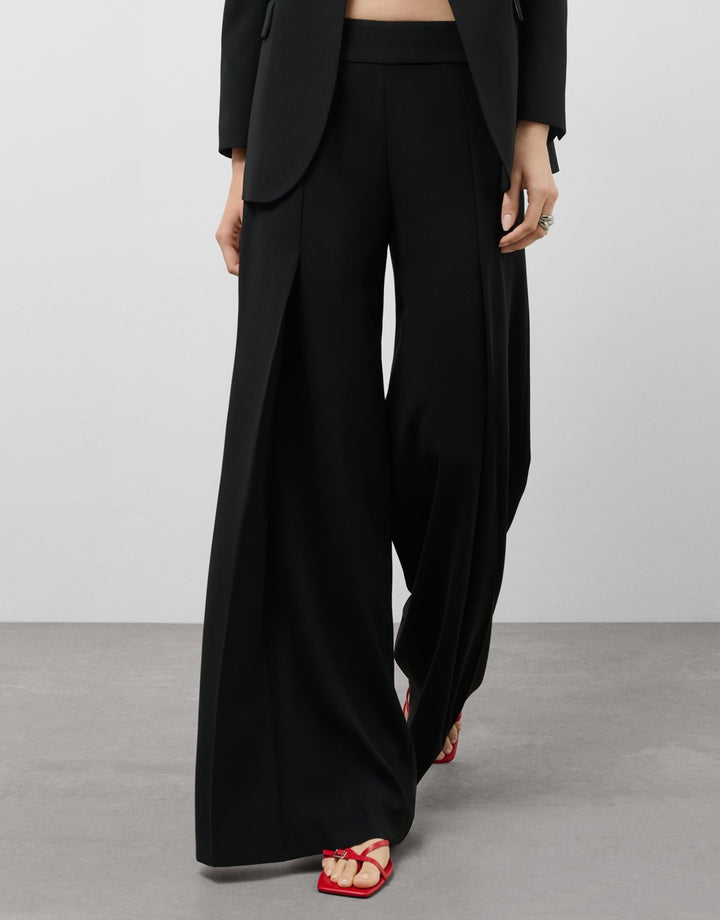 Pants | Black palazzo pants by Spanish designer Roberto Verino
