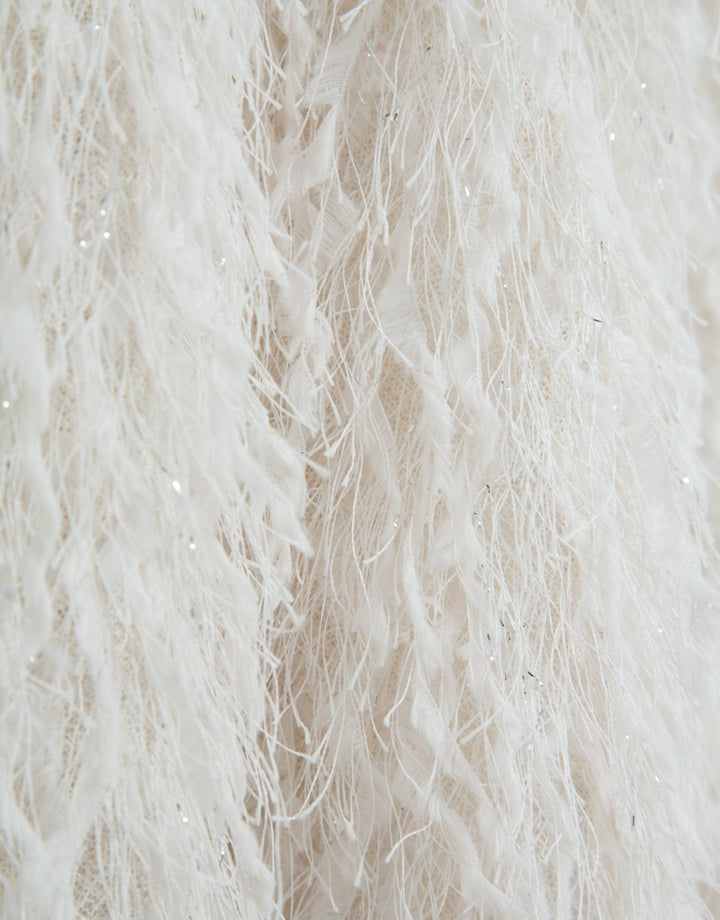 Dresses | Dressy white and silvery sleeveless dress by Spanish designer Roberto Verino
