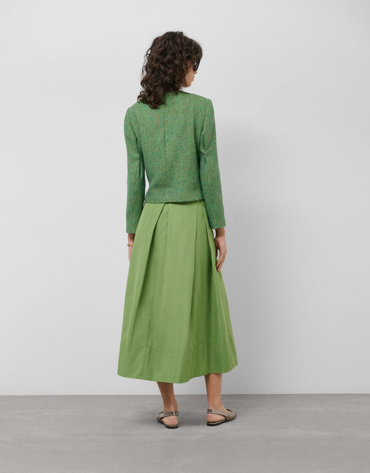 Jackets | Green tweed short jacket by Spanish designer Roberto Verino
