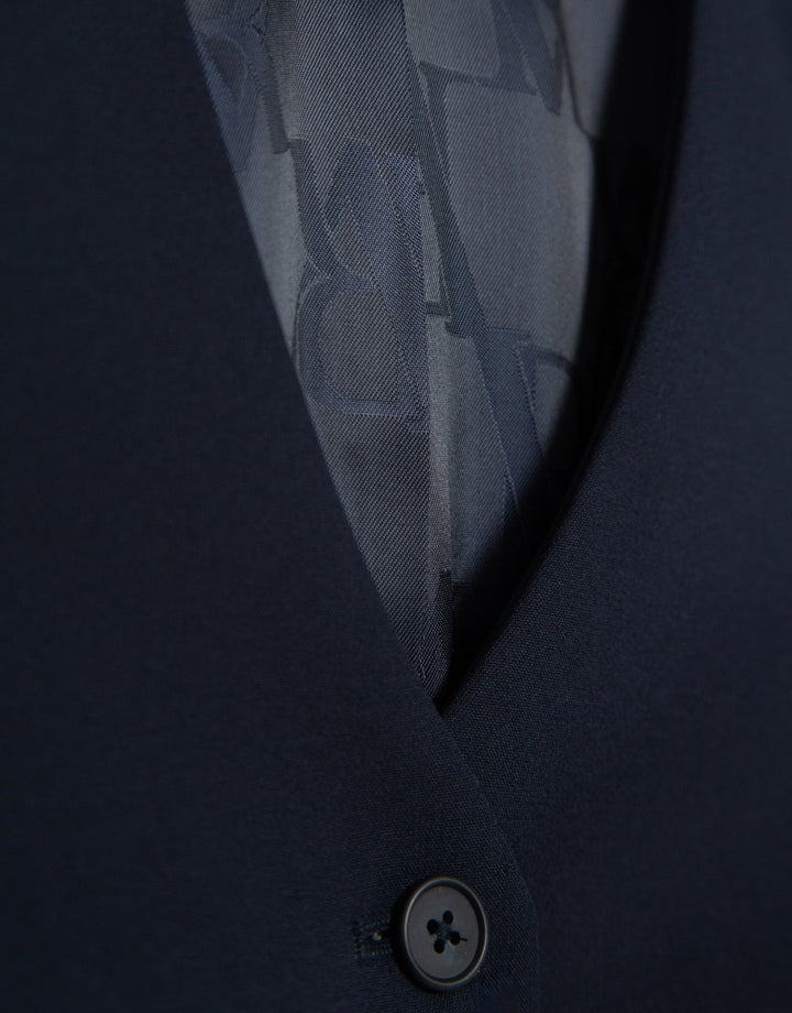 General | Night blue men's tailored vest by Spanish designer Roberto Verino