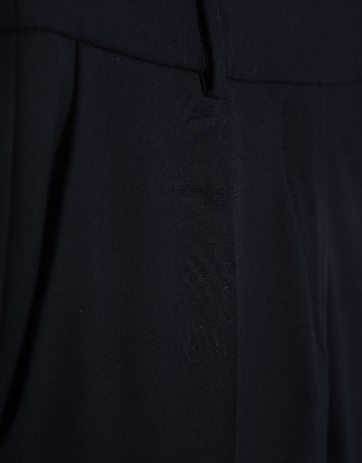 Pants | Night blue straight trousers by Spanish designer Roberto Verino