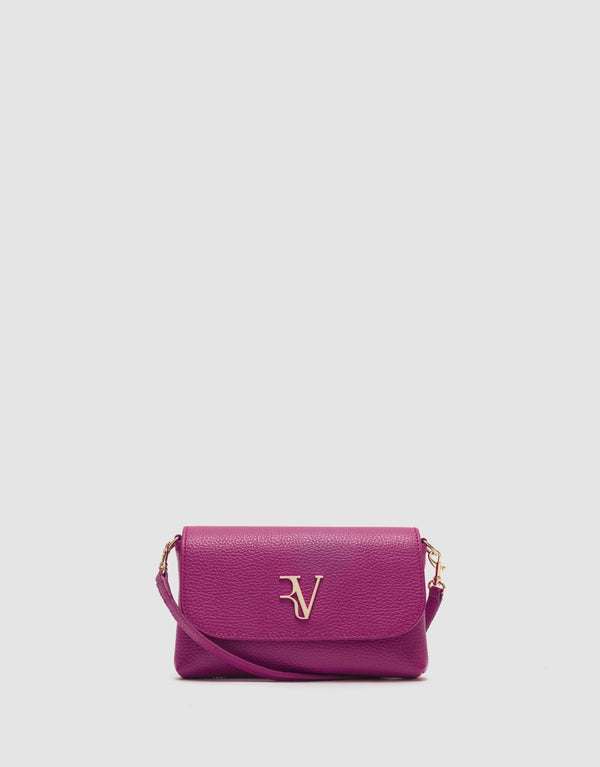 Handbags | Rita raspberry leather handbag by Spanish designer Roberto Verino