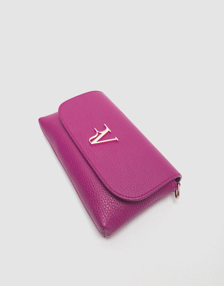 Handbags | Rita raspberry leather handbag by Spanish designer Roberto Verino