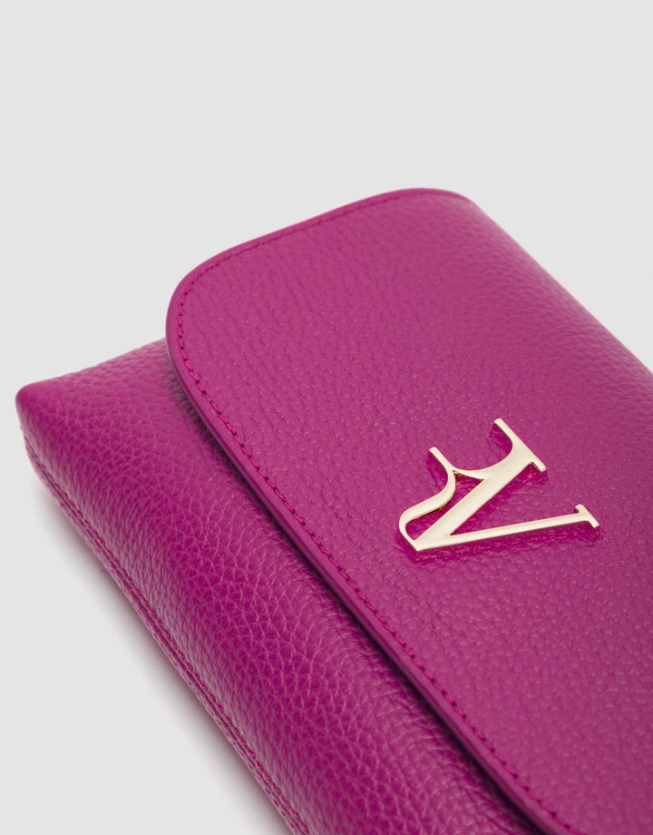 Handbags | Rita raspberry leather handbag by Spanish designer Roberto Verino