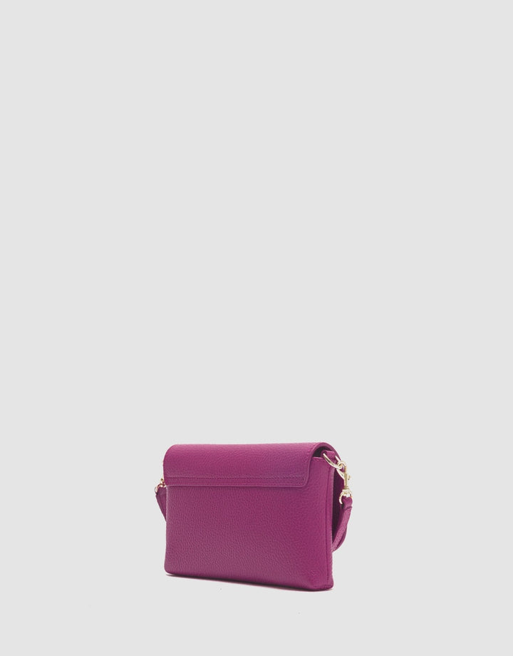 Handbags | Rita raspberry leather handbag by Spanish designer Roberto Verino