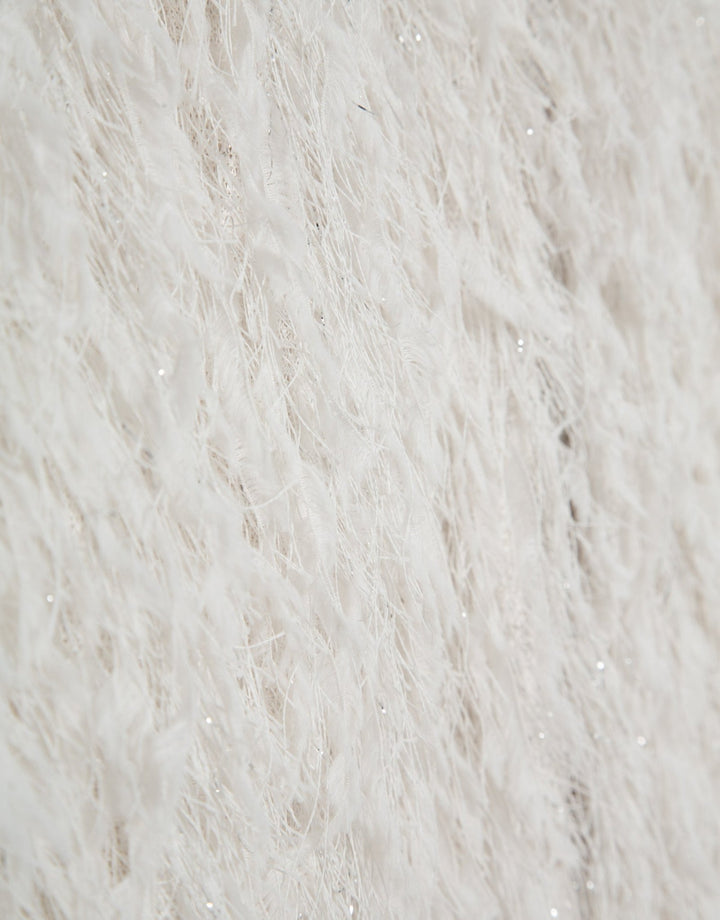 Jackets | White and silver fantasy fabric jacket by Spanish designer Roberto Verino