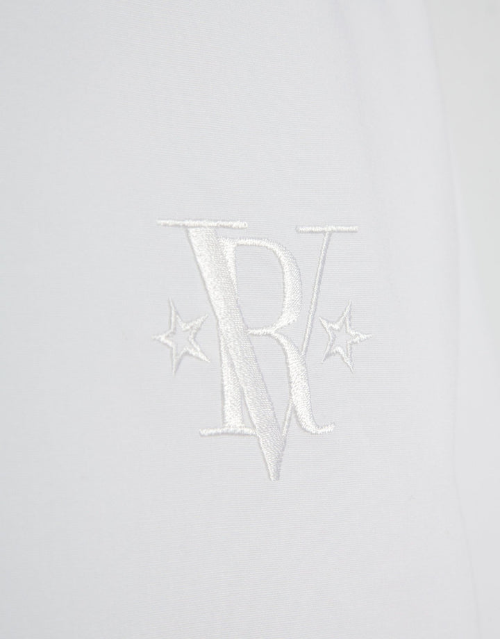 General | White men's cut shirt with embroidered logo by Spanish designer Roberto Verino